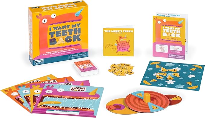 Exploding Kittens I Want My Teeth Back 2-4 Players - Ages 4+ - 10 Minutes to Play - Educational Board Game for Kids