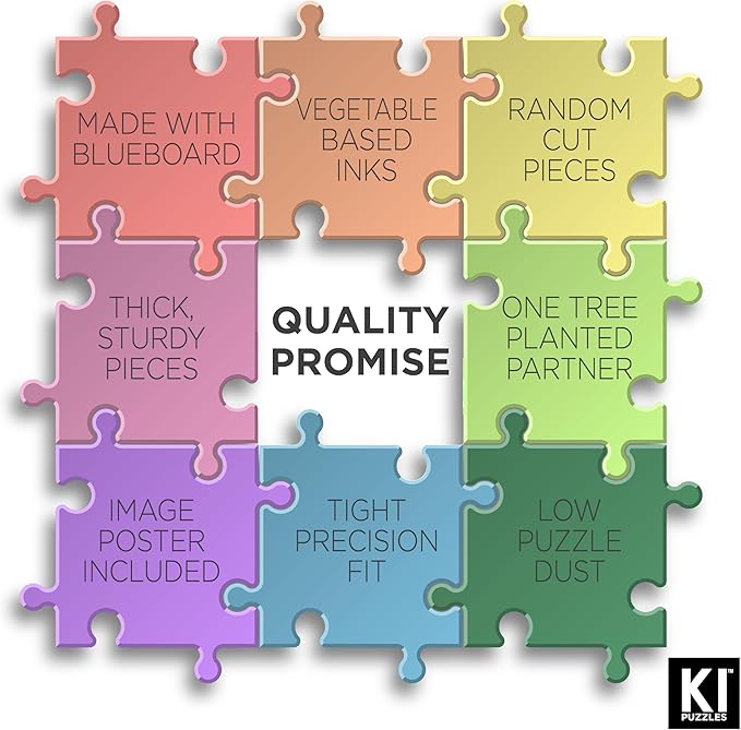 KI Puzzles 500 Piece Puzzle for Adults Aromatherapy Flowers in Vase Jigsaw with Scented Candle from Playview Brands