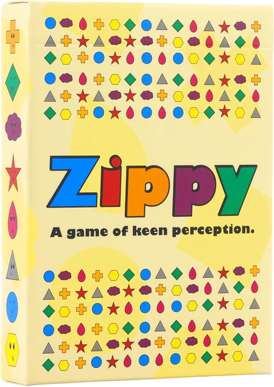 Zippy - Award Winning Visual Brain Game for Kids and Adults - The Amazing Game of Keen Perception - Fun, Portable, Easy-to-Learn Visual Card Game for Kids, Adults, and Families