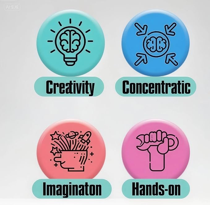 6 in1 Erector Set,Stem Building Toys,Erector Set for Kids Ages 3+,Off-Road car,Airplane Erector Set,Assembly Science Kit