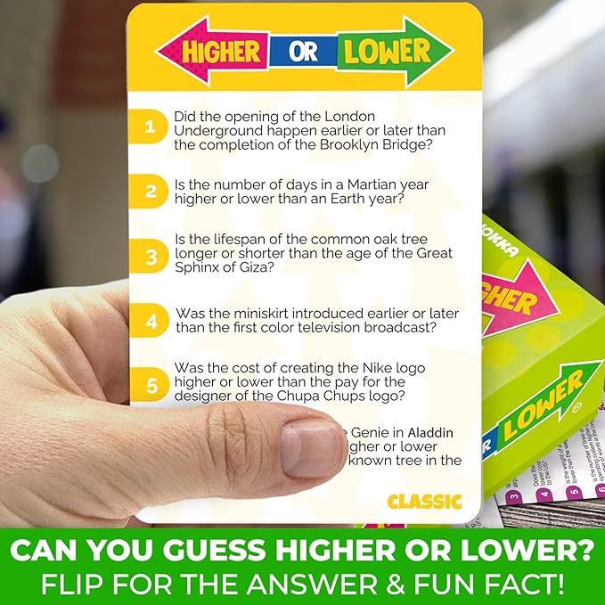 QUOKKA Trivia Board Games for Kids and Adults V2.0 - Family Night Board Game Cards 4xSet to Guess Fun Questions | Easy to Learn | 2 + Players - Challenge History, Science, Geography & More