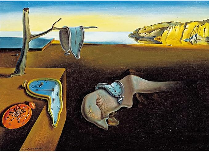 MaxRenard Game 1000 Pieces Jigsaw Puzzle Fine Art Collection Toy Salvador Dali The Persistence of Memory