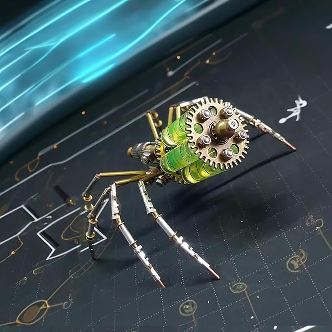 Mechanical Metal DIY 3D Insect Brass Puzzle (Gatling Spider)