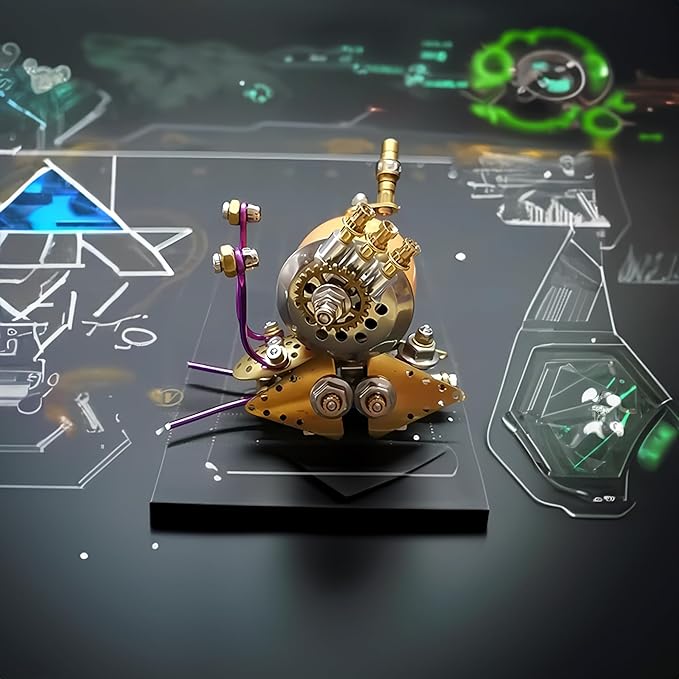 Mechanical Metal DIY 3D Insect Brass Puzzle (Snail-O)