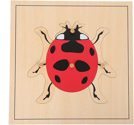 MEYOR Montessori Lady Bug Puzzle for Early Preschool Education Learning Toy