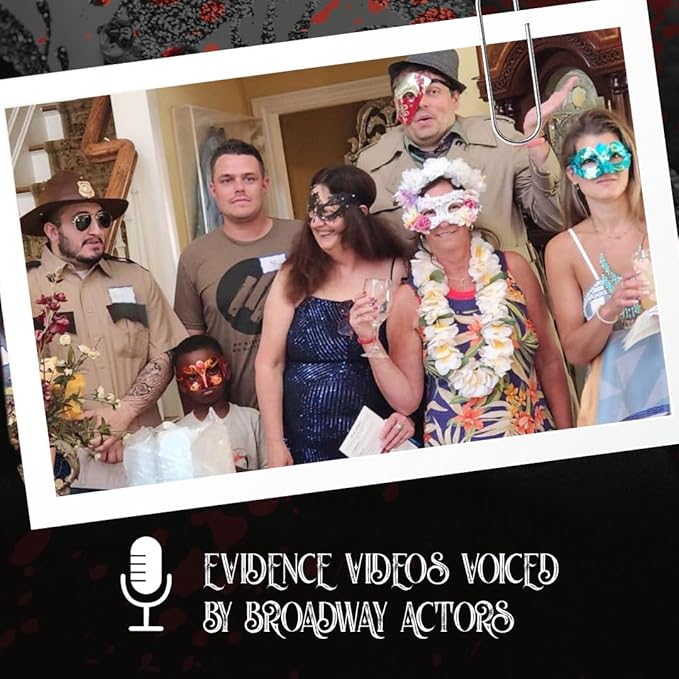 Masquerade and Murder: Ghosts of Our Past | Masquerade Murder Mystery Games for Adults and Teens | Flexible 4-20+ Players | Physical Game Kit