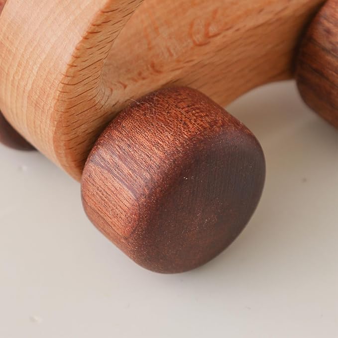 Wooden Baby Rattle Set, Newborn Wooden Rattle Toy, Natural Wooden Montessori Baby Grip Toy, Baby Gift Toy, Wood Rattle Set-7