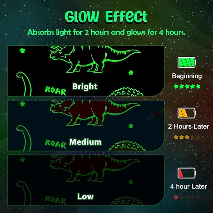 Dinosaur Toys Gifts for Boys Girls - Glow in The Dark Dino Blanket Best Christmas Birthday Valentines Easter Decor Presents for Kids Adults Women Mom Dad Child Teen Son Nephew Soft Plush Throw 60"x80"