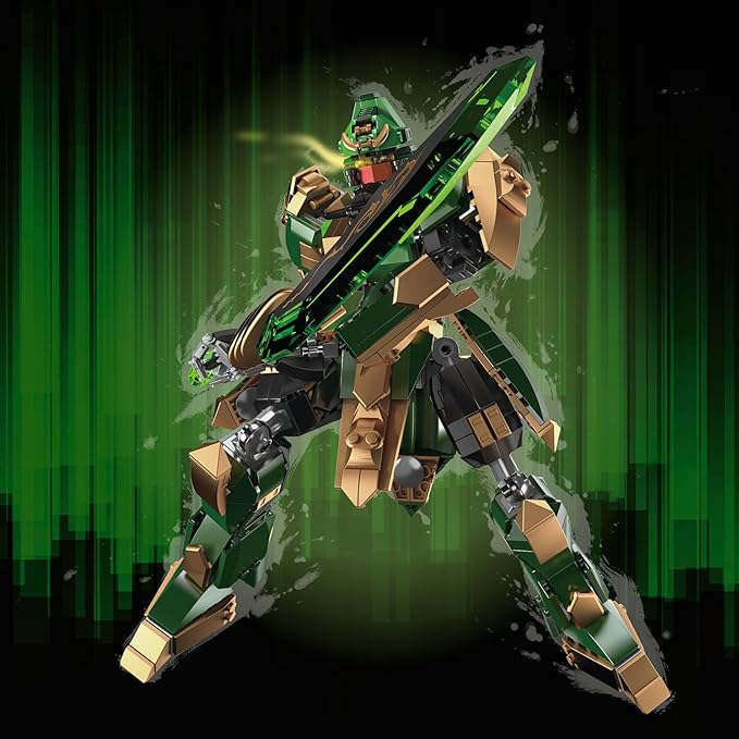 JMBricklayer Mech Sets Robot Building Blocks for Adults 70125, Cool Mechs Warrior Hero Model Building Sets for Boys 8-14 Girls, Transforming Mech with Weapons for Display Decor Gifts Ideas(744 PCS)