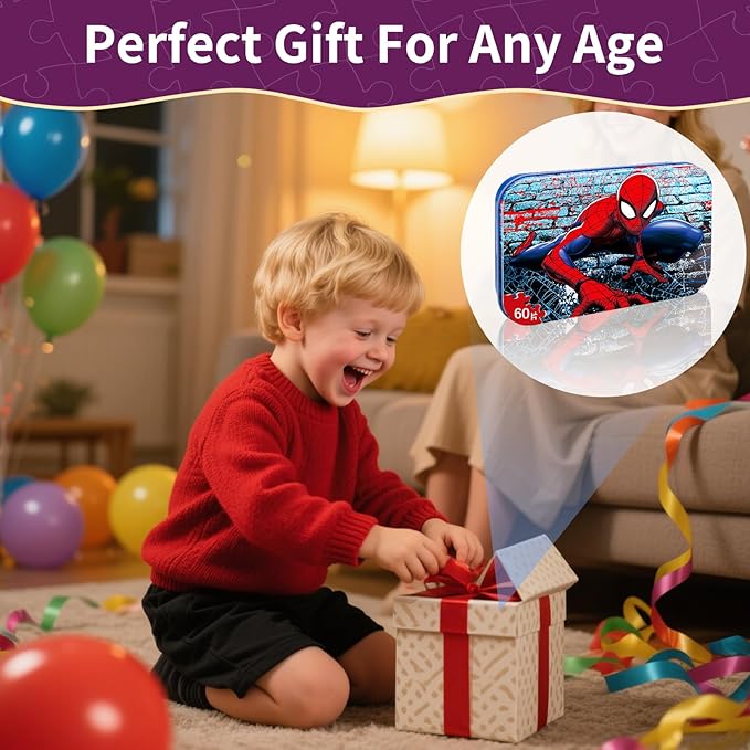 Kids Puzzles, Puzzle for Kids Ages for 5,6,7,8,9,10,11,12 Boys and Girls Toy Puzzles, 60 Piece Coloful Jigsaw Puzzle