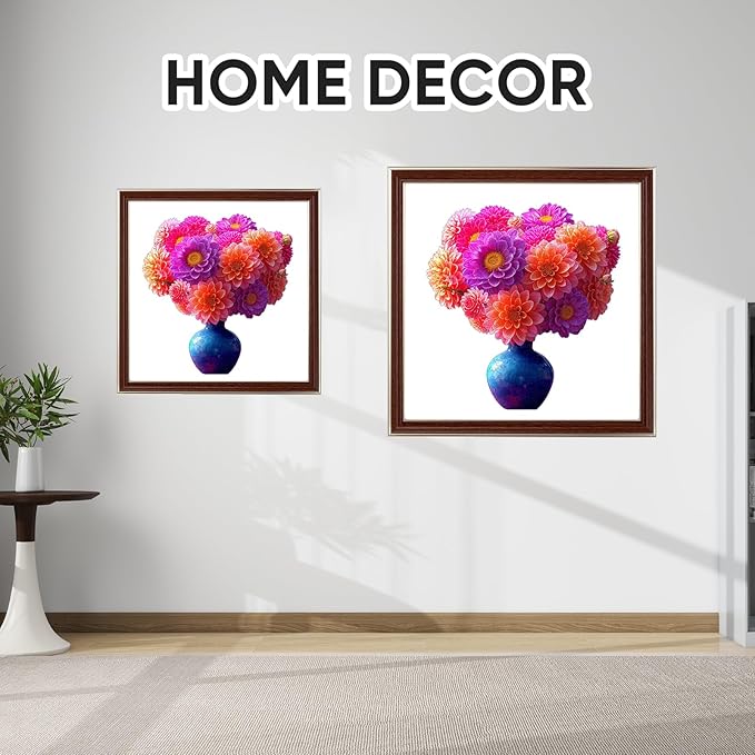 Wooden Puzzles for Adults, 199 Pieces Flower Vase Wooden Jigsaw Puzzles, Floral Puzzle Unique Shaped Gift for Adults and Kids on Birthday, Thanksgiving, Family Puzzle Games (10.7'' x 11.4'')