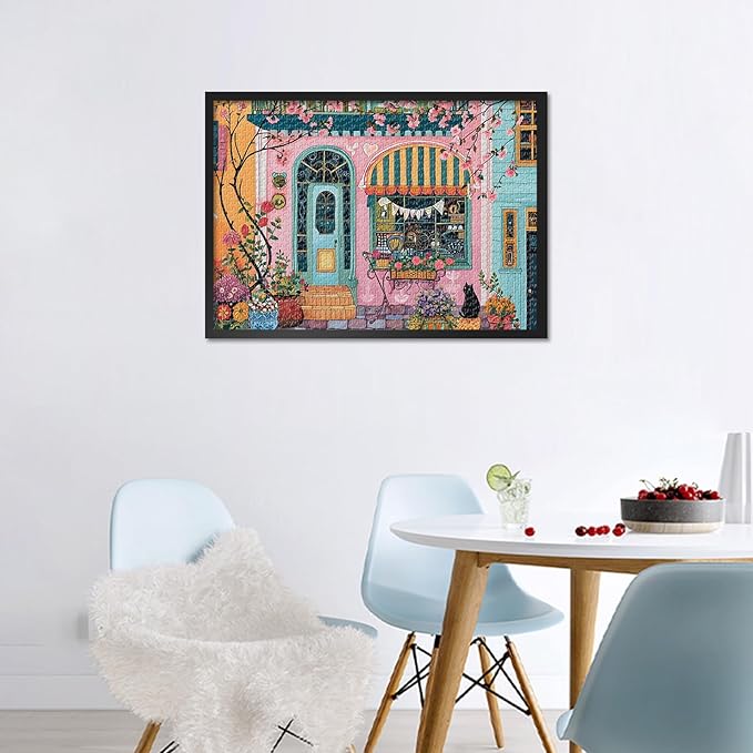 Black Cat Jigsaw Puzzles Challenging 1000 Piece Jigsaw Puzzles for Adults Landscape 1000 Pieces Jigsaw Puzzle Family Game Finished Size 19.5 x 27.5 Inch