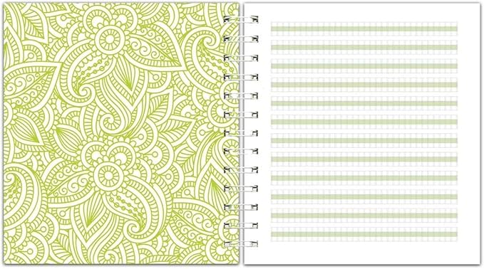 Channie’s Handwriting Improvement Spiral Notebook, Stylish Visual Writing & Printing Aid for Elementary School Students and Special Needs Kids & Teens, 120 Pages, Thick Paper, Size 10.5" x 9.5"