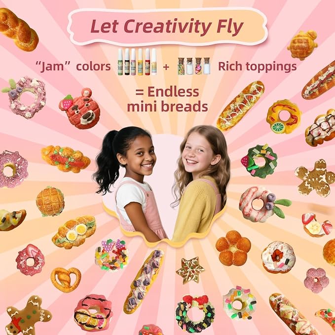 iLAND Air Dry Clay Crafts for Girls 8-12 Cute Arts and Crafts for Kids Fun Kid Activities on Lovely Modeling Clay Kit DIY Crafting for Teens Birthday Gifts for Girls 10-12 13 Christmas Gifts Creative