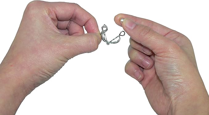 My Inspirations Precious Pearl – Lotus Pendant with 20" Chain, Pearl in Oyster DIY Necklace KIt, Unique Gift Set