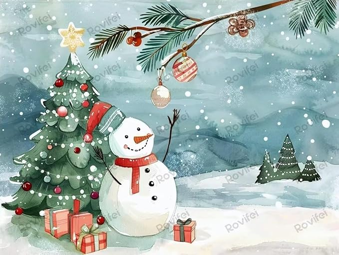 Snowman Christmas Tree Puzzles for Adults 500 Pieces, Puzzles for Kids Children, Vivid & Colorful Personalized Puzzles - for Room Decor Home Decor Fall Decor - Gifts for Women 20x15 inch