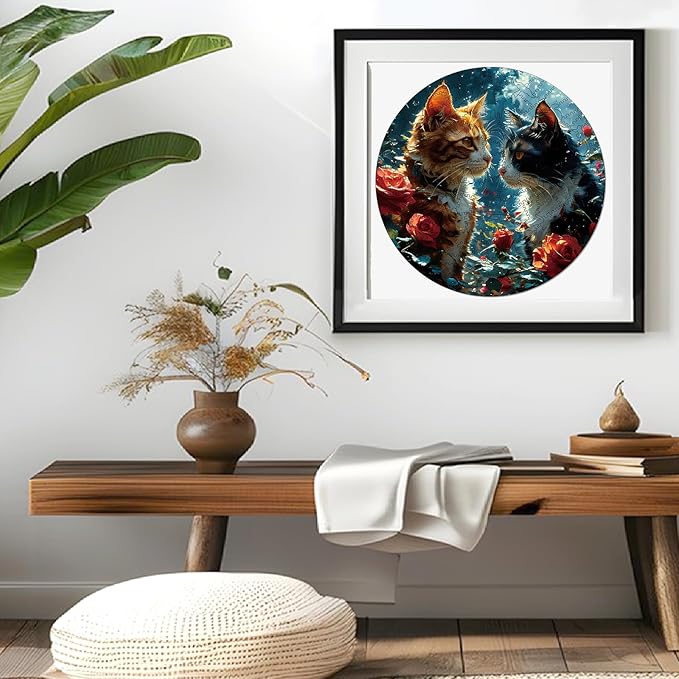 Wooden Puzzle for Adults - 200 Piece Irregular Animal Shaped Jigsaw Puzzle, Unique Creative Gift for Teenagers and Adults