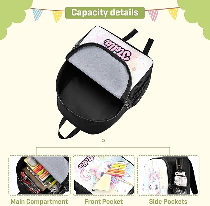 Cute Heart White Toddler Backpack for Boys Girls 3-6 Bookbag for Preschool Small Kindergarten Elementary Backpackss for Kids for Travel