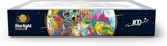 MyPuzzle Curious Pup - Premium 100 Piece Jigsaw Puzzle for Adults