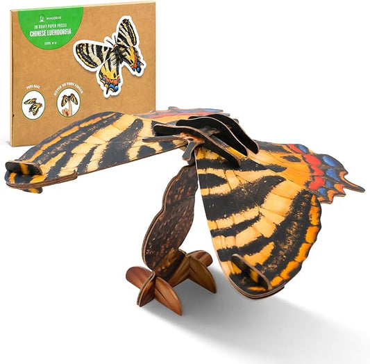 Science Kits Educational Toys and Games, Eco-Friendly 3D Paper Puzzles for Kids Ages 7+, Early Development Tools for New Year-Luehdorfia……