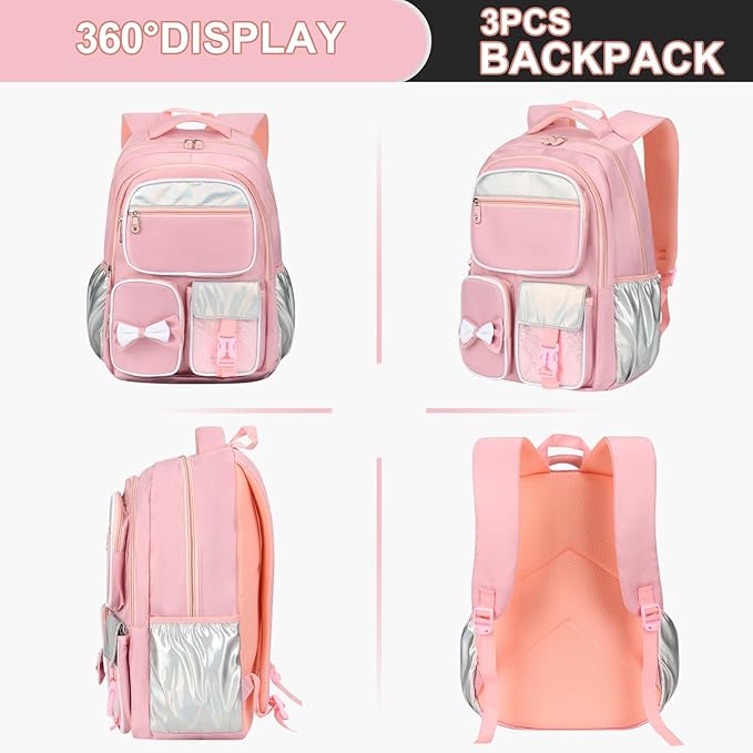 Backpack for Girls Lightweight Kids Backpacks for Middle School Students Book Bag for Elementary Student Teen Girls Toddler Backpack for School