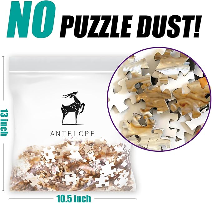 Antelope - 1000 Piece Puzzle for Adults, Jupiter Jigsaw Puzzle, Space Collection, High Resolution, No Dust