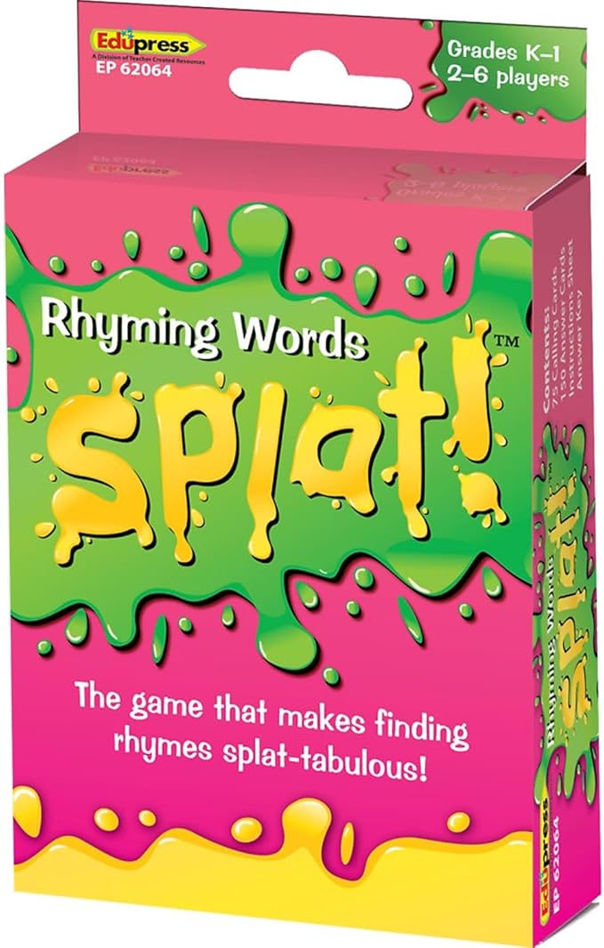 Teacher Created Resources Rhyming Words Splat Game