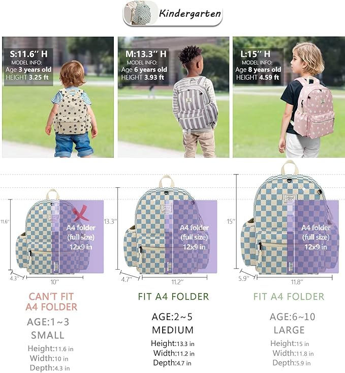 Corduroy Toddler Backpack for Boys 2-5: Preschool Backpack for Boys