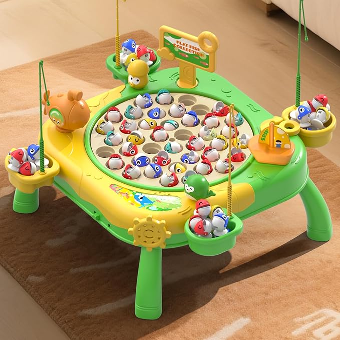 Magnetic Fishing Game for Kids Toddlers Ages 3-5 5-7, Kids Toddler Fishing Game Fish Toy Board Game for Toddlers 3 4 5 6 7 8 Years Old, Birthday Gifts
