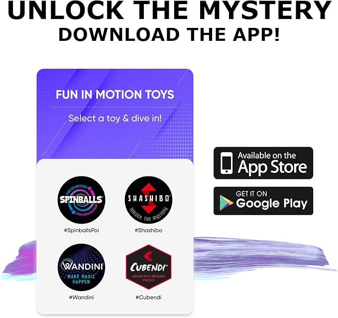 SHASHIBO Shape Shifting Box - Award-Winning Fidget Toy w/ 36 Rare Earth Magnets - Fidget Cube Transforms Into Over 70 Shapes, Sensory Toy Gift for Kids, Teens, and Adults (Moon)