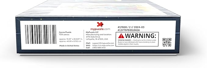 MyPuzzle Bulldog Fun - Premium 1000 Piece Jigsaw Puzzle for Adults