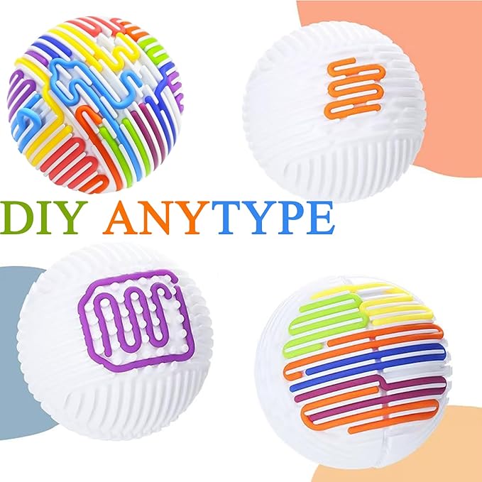 Sensory Activity Board Ball, DIY Innovation Silicone Toy for Kids, Ages 3+ Years, Good Gifts for Birthday New Year Chiristmas Festival, Parent-Child Relationship Building, Ideals Practice