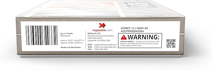 MyPuzzle Roswell, New Mexico, Vintage Poster - Premium 500 Piece Jigsaw Puzzle for Adults