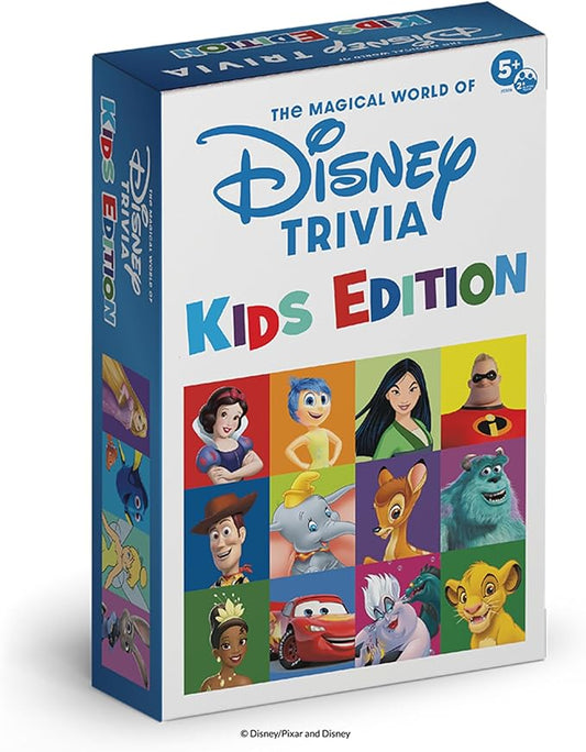 The Magical World of Kids Disney Trivia Games – Board Games for Family Night, Family Games, Multi-Player Board Game, Family Board Game, Travel Games, Disney Game, Ages 5+