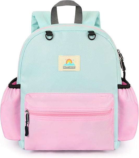 STEAMEDBUN Toddler Backpack for Girls 2-4: Preschool Kindergarten Backpacks - 12 inch Daycare Backpack