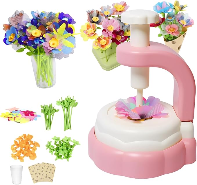 AiDolls Fabric Flower Bouquets Toys, DIY Craft Kits for 3+ Years Girls & Boys Children