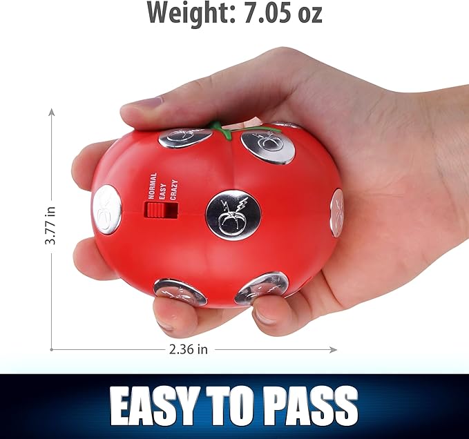 Hot Potato Game for Kids,Party Games for Adults,The Funny Electric Shock Game of Shocking Tomato,Gag Gifts and Fun Party Games for Teens