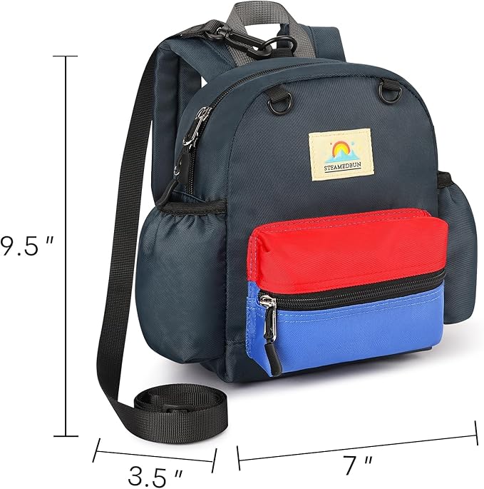 STEAMEDBUN Backpack Leash for Toddlers 1-3: Baby Backpack with Leash for Boys Girls - Anti-Lost Harness for Walking