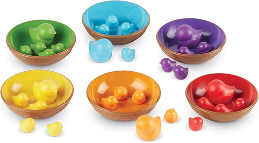 Learning Resources Birds in a Nest Sorting Set, Fine Motor Toy