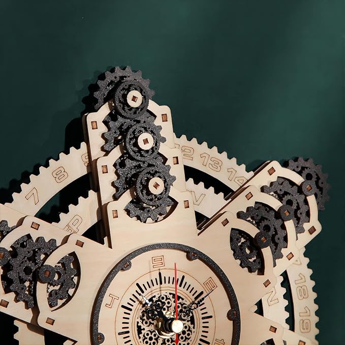 3D Wooden Puzzles Calendar Model Kits, Brainteaser and Puzzle for Christmas/Birthday,Gifts for Adults and Teens to Build Combination