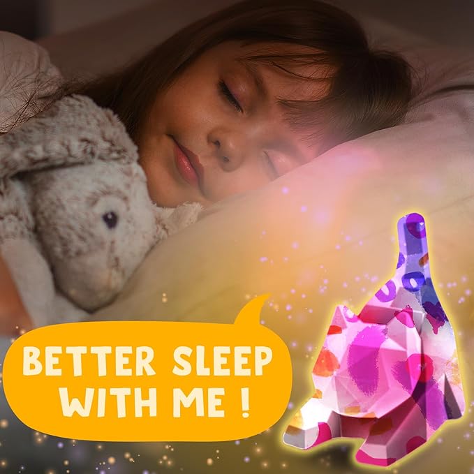 Goodyking Paint Your Own Lie Cat Lamp Kit, DIY Cat Crafts Night Light, Arts & Crafts for Kids Ages 8-12, Painting Kit for Girls Boys Age 4 5 6 7 8+, Art Supplies Creative Gift for Birthday, Party