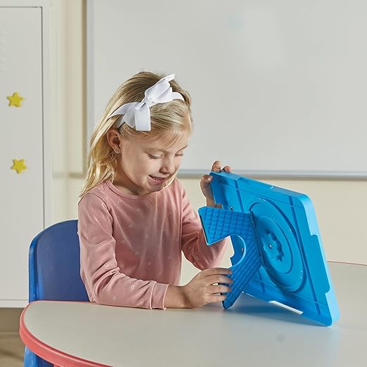 hand2mind Rainbow Writing Slant Boards, Desktop Whiteboard, Dry Erase Clipboard, Reusable Handwriting Practice for Kids, Learn to Write, Letter Writing, Teacher Supplies for Classroom (Set of 6)