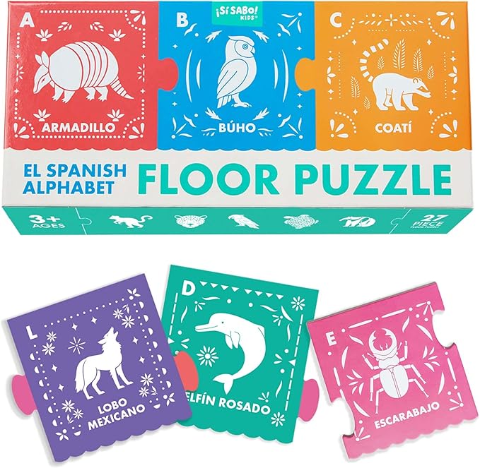 El Spanish Alphabet Jumbo Floor Puzzle, Sí Sabo Kids