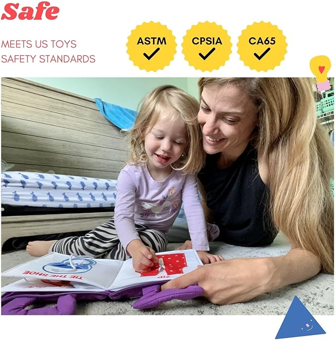 My Quiet Book - Toddler Plane Activities, Car Airplane Montessori Busy Board Book for Toddlers 1-3 - No Parts to Get Lost - Gifts for 1 2 3 4 Year Old Girl, Birthday Gifts Toys Age 2-4