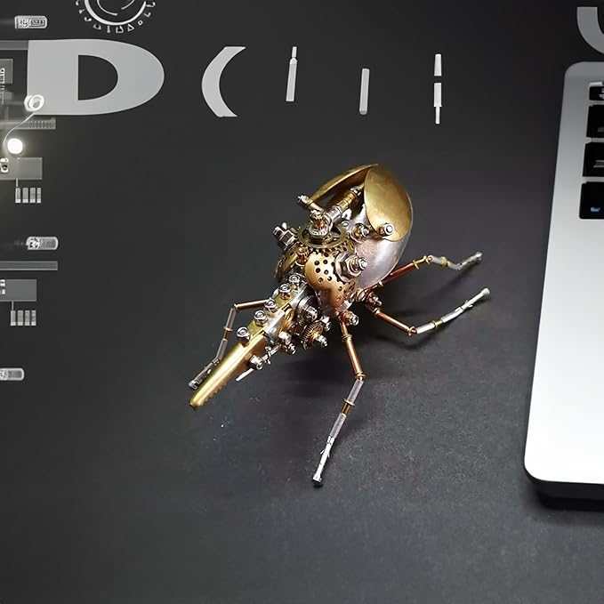 3D Metal Puzzles for Adults Steampunk Bug Sculpture Insect Clockwork 3D Steampunk Metal Puzzle Hercules Beetle Mechanical Insects Model (Aristolochia)