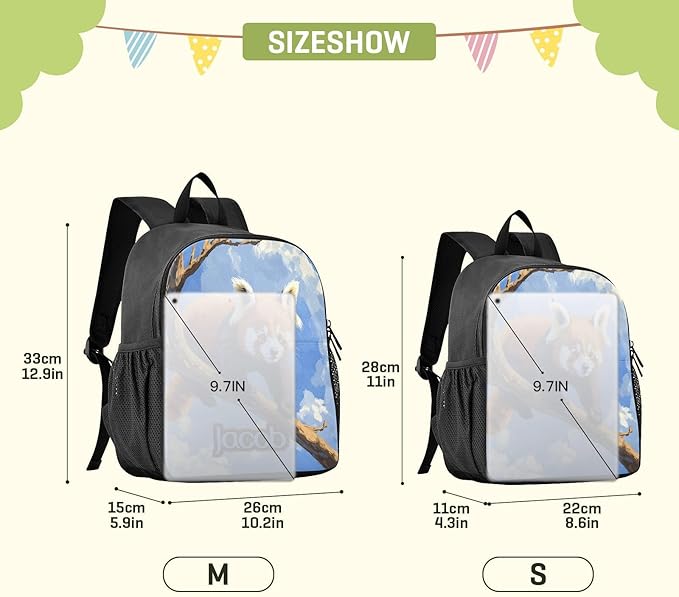 Raccoon Branch Toddler Backpack for Boys Girls 3-6 Kindergarten Bookbag for Elementary Mini Kids Bookbag for Preschool for Travel School