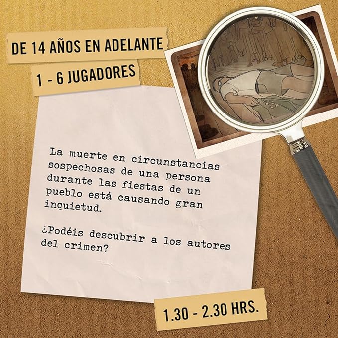 Hidden Games Lugar de Los hechos - El caso de San Pedro el Chico - México - Juego realista de escenas del crimen, emocionante juego de Detectives, juego Escape Room