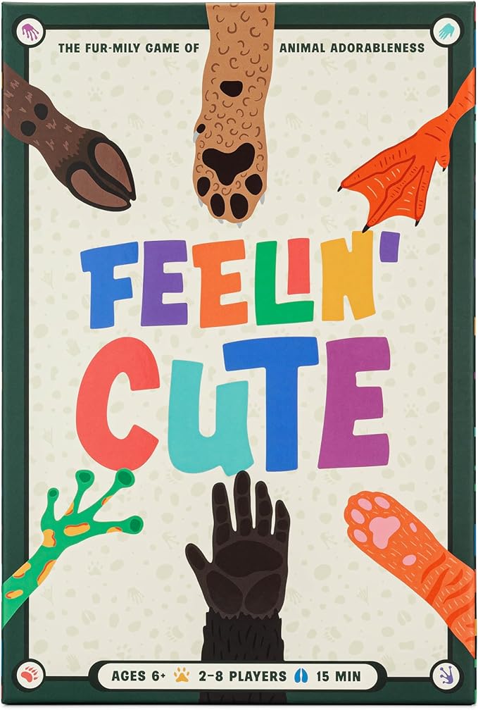 Hootenanny Games Feelin’ Cute Family Party Game | Determine Which Animals are Cutest | Perfect for Family Game Night | 2-8 Players, Ages 6+