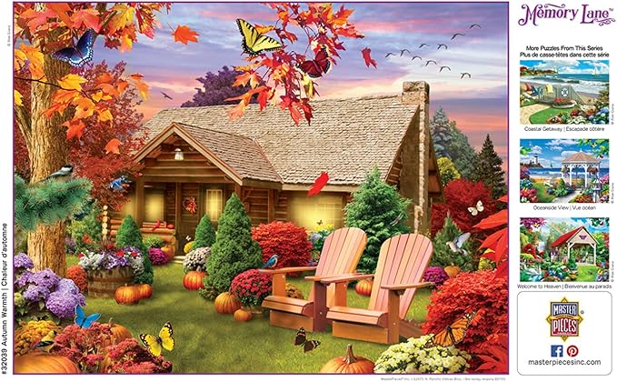 Masterpieces 300 Piece EZ Grip Jigsaw Puzzle - Autumn Warmth - 18"x24"