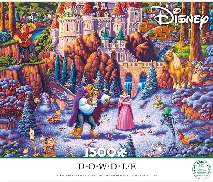 Ceaco - Disney - Dowdle - Beauty & The Beast Finding Love - 1500 Piece Jigsaw Puzzle
